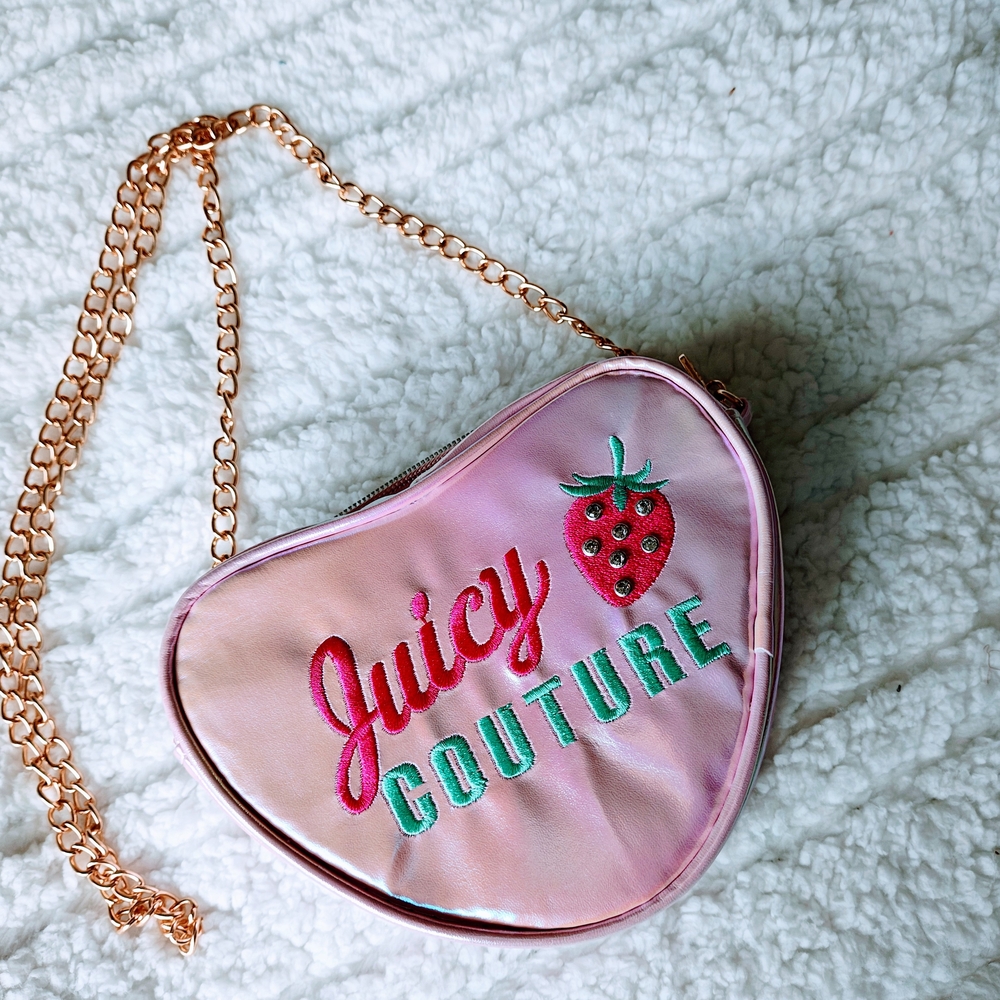 Juicy Couture Heart-Shaped Pink Bag
